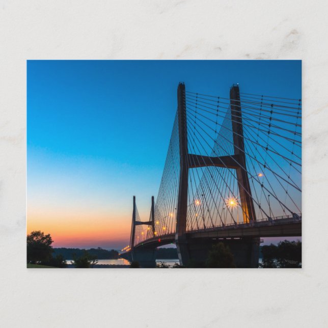 Carte Postale Le crépuscule Du Pont Bill Emerson (Devant)