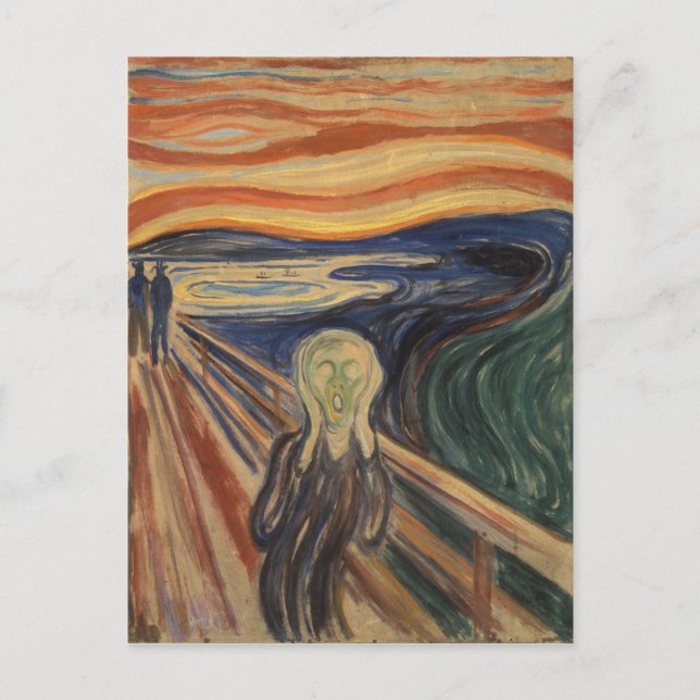 Carte Postale Le cri d'Edvard Munch (Devant)