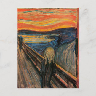 Carte Postale Le cri d'Edvard Munch