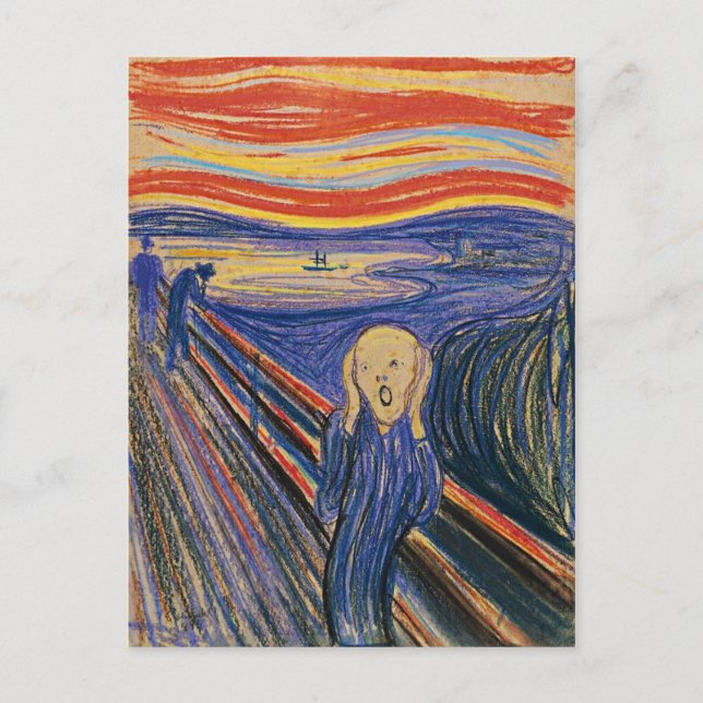 Carte Postale Le cri d'Edvard Munch (Devant)