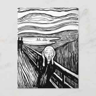 Carte Postale Le cri d'Edvard Munch