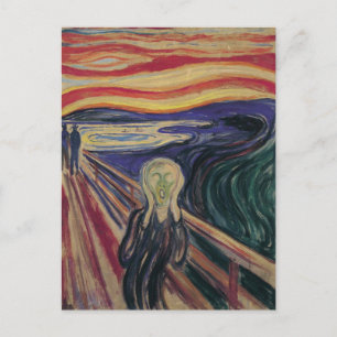 Carte Postale Le Cri d'Edvard Munch, Expressionnisme Vintage