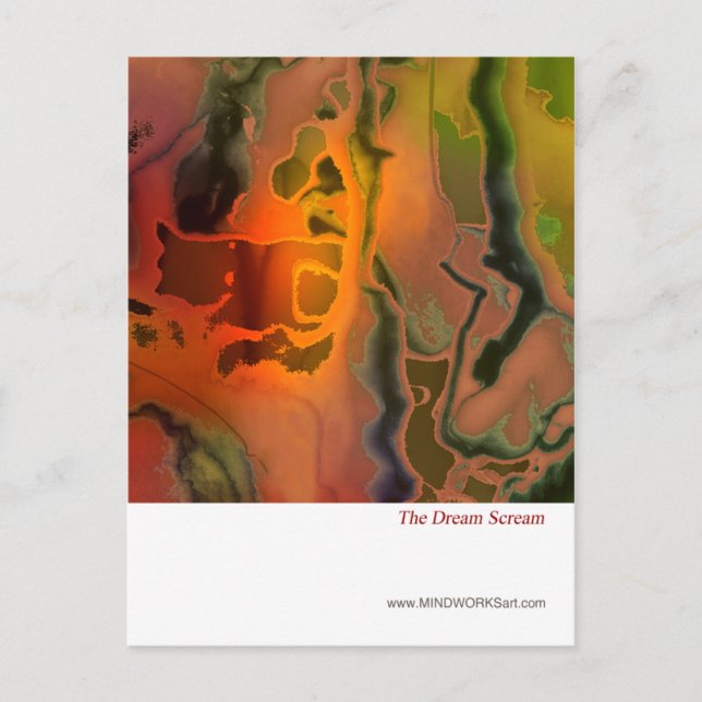 Carte Postale Le cri du rêve (Devant)