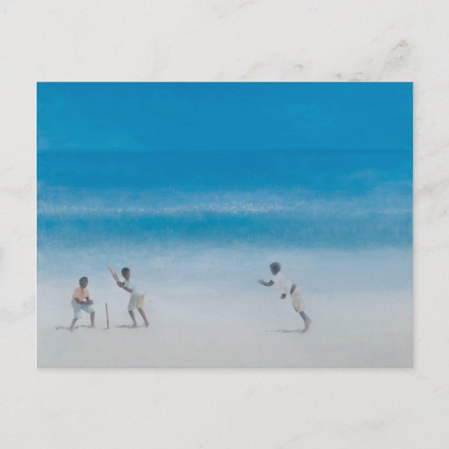 Carte Postale Le cricket sur la plage 2012 (Devant)