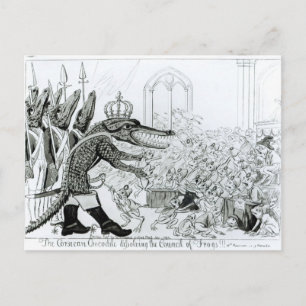 Carte Postale Le crocodile corse