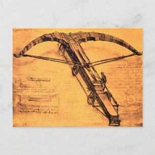 Carte Postale LE CROSSBOW GÉANT, Parchemin antique