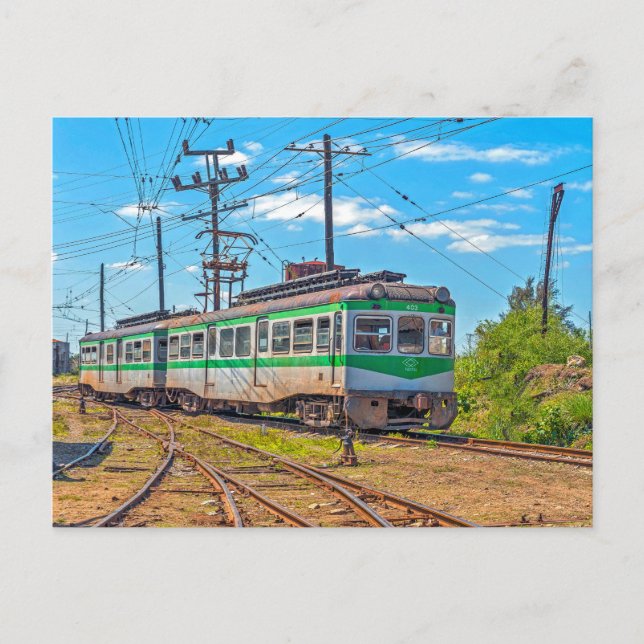 Carte Postale LE CUBA : Le trafic local de Felcuba sur la ligne (Devant)