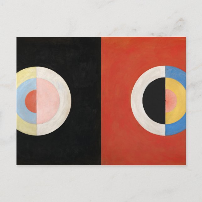 Carte Postale Le Cygne, Groupe IX par Hilma af Klint (Devant)