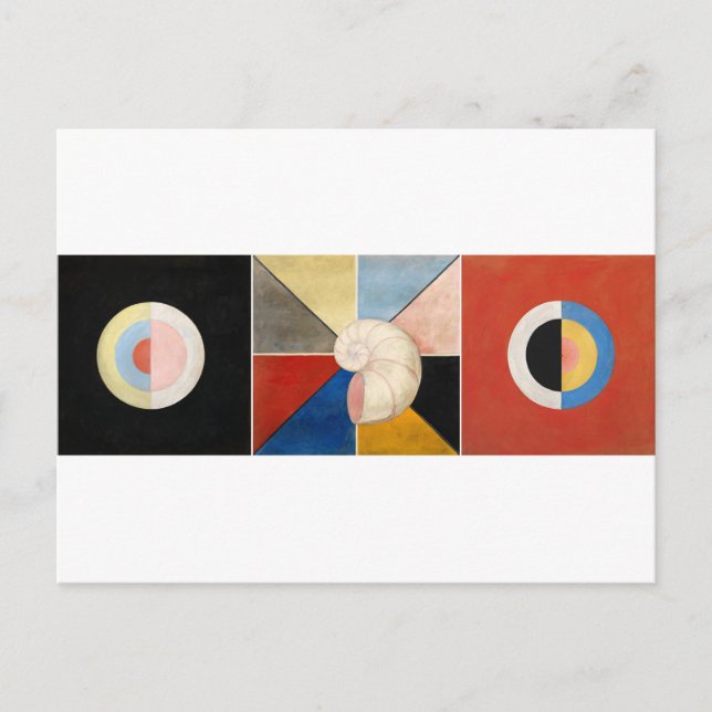 Carte Postale Le Cygne, Groupe IX par Hilma af Klint (Devant)