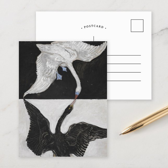 Carte Postale Le Cygne, n° 1 | Hilma af Klint (Créateur téléchargé)