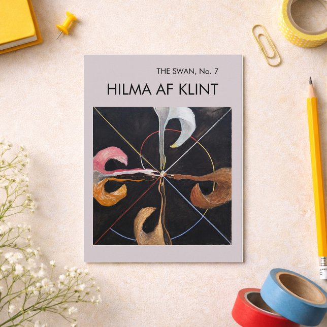 Carte Postale Le Cygne n° 7, Hilma af Klint (Créateur téléchargé)