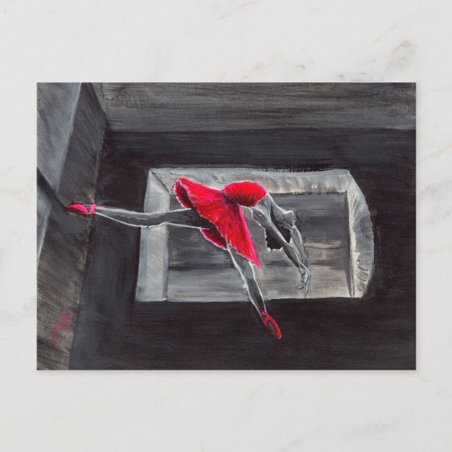 Carte Postale Le cygne rouge (Devant)