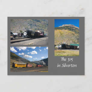 Carte Postale Le D&RG 315 restauré à Silverton