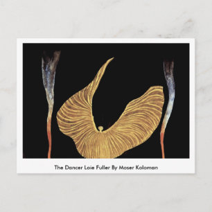 Carte Postale Le Dancer Loie Fuller Par Moser Koloman