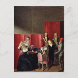 Carte Postale Le Dauphin de sa famille, 3 juillet 1793