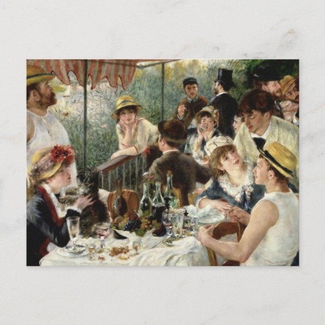 Carte Postale Le Déjeuner des canotiers (Devant)