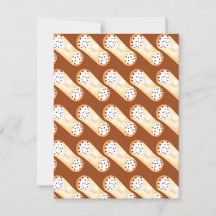 Carte Postale Le délicieux dessert Cannoli