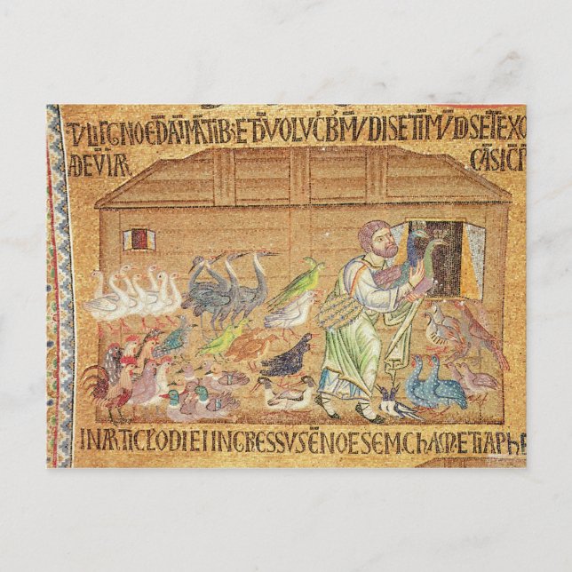 Carte Postale Le déluge, de l'Atrium, détail de Noé (Devant)