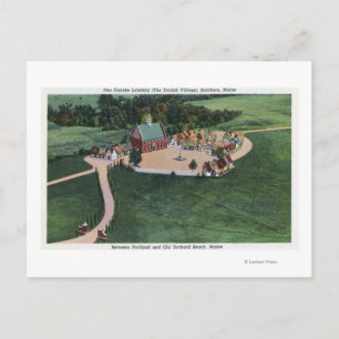 Carte Postale Le Den Danske Landsby (Village danois)