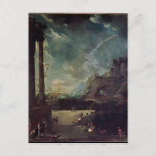 Carte Postale Le départ d'Aeneas de Carthage