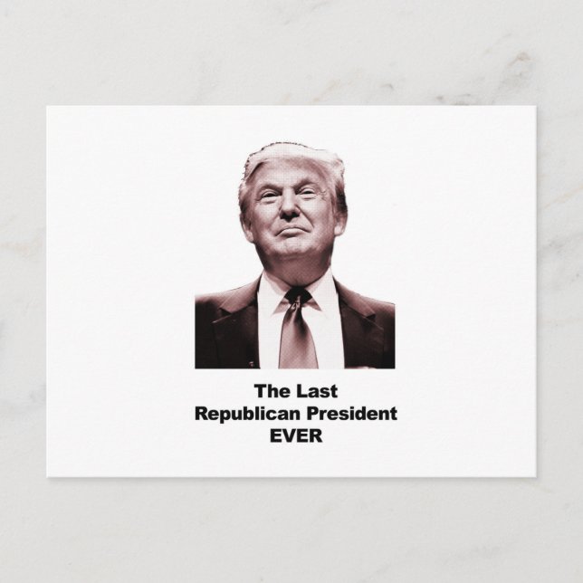 Carte Postale Le Dernier président républicain (Devant)
