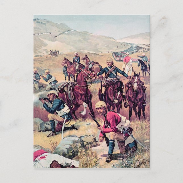 Carte Postale Le Dernier tir au Soudan (Devant)