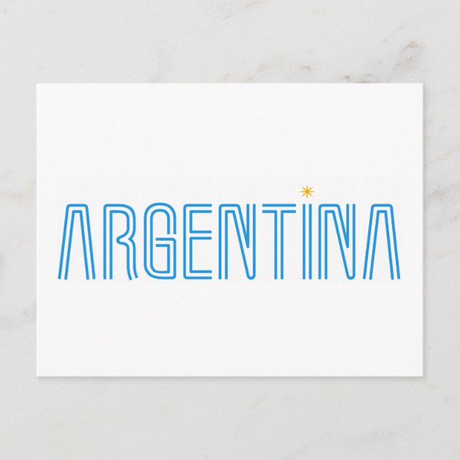 Carte Postale Le design argentin ! (Devant)