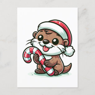 Carte Postale Le dessin de Noël Otter