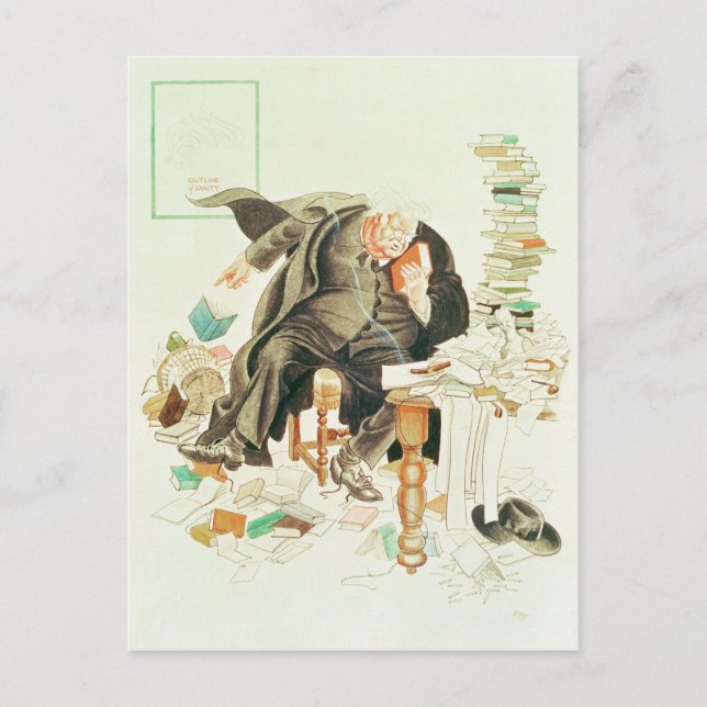 Carte Postale Le dessin satirique de Sanity (Devant)