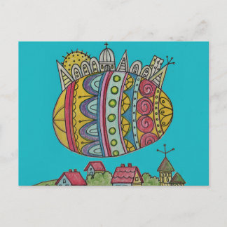 Carte Postale Le destin du monde L'art populaire ukrainien