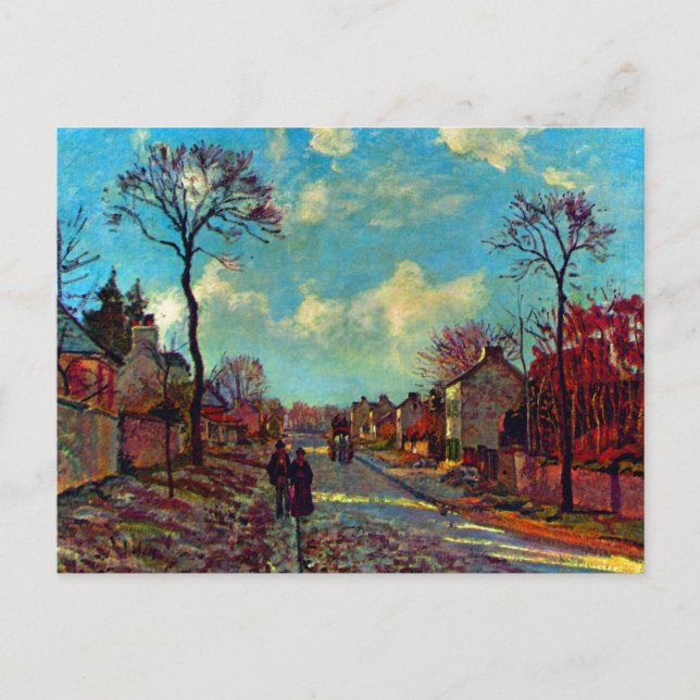 Carte Postale Le détroit de Louveciennes art par Camille Pissarr (Devant)