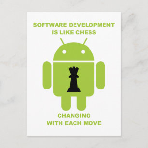 Carte Postale Le Développement De Logiciels Ressemble À Chess Ch