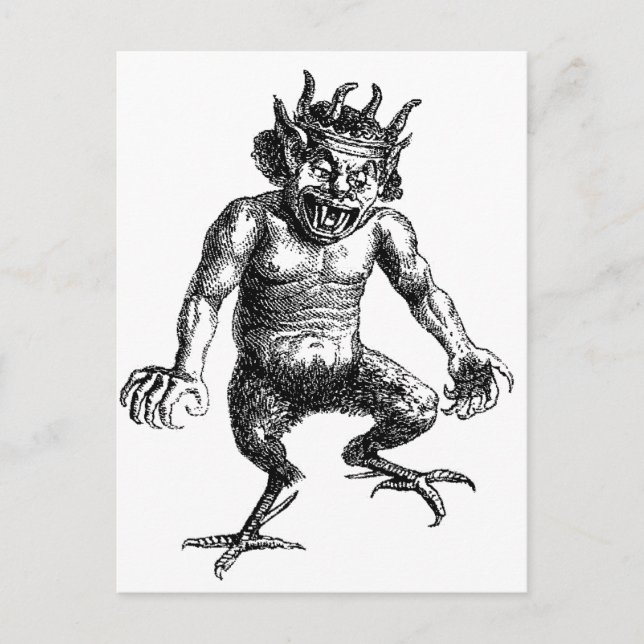 Carte Postale Le diable (Devant)