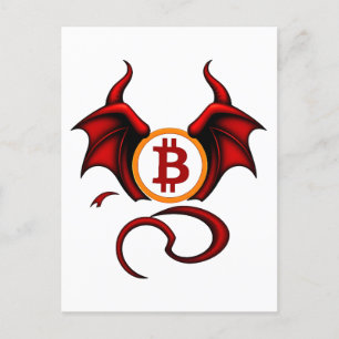 Carte Postale Le Diable de Bitcoin