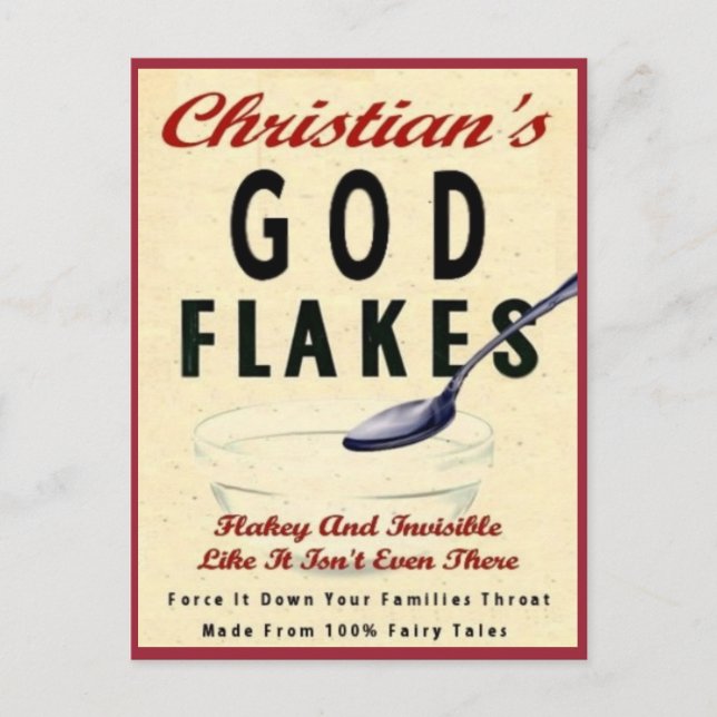 Carte Postale le dieu de christian... (Devant)