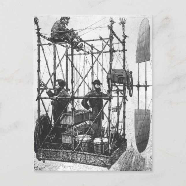 Carte Postale Le Dirigible (Devant)