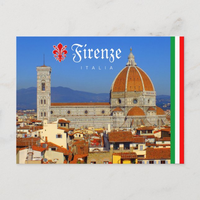 Carte Postale Le dôme de Florence (Devant)