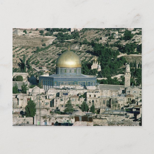 Carte Postale Le Dôme du Rocher, construit AD 692 (Devant)