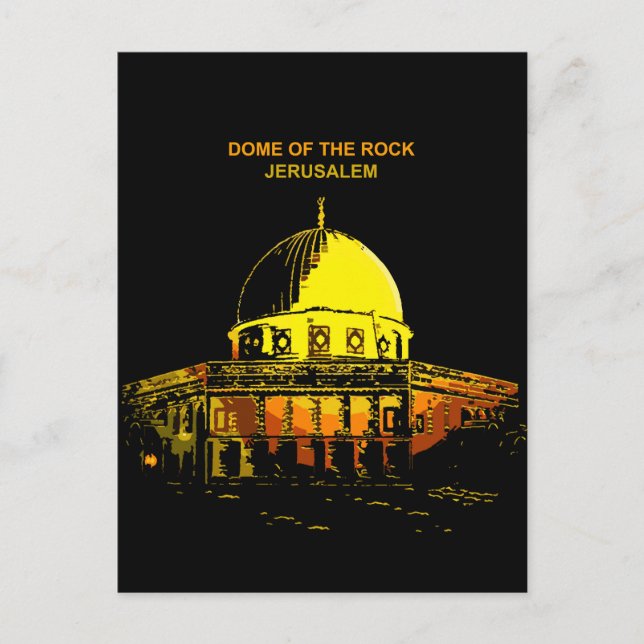 Carte Postale Le Dôme du Rocher : Les battements de coeur de Jér (Devant)