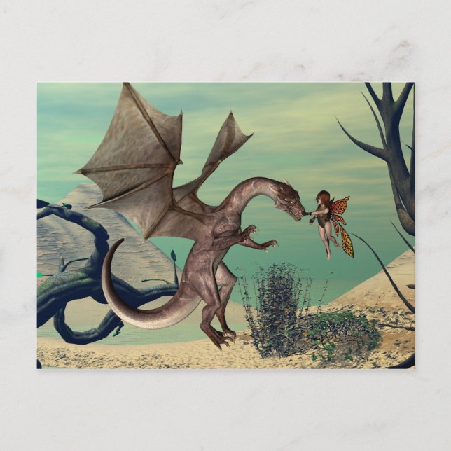 Carte Postale Le dragon (Devant)