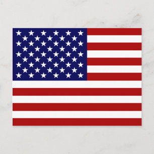 Carte Postale Le drapeau américain