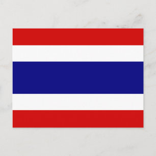 Carte Postale Le drapeau de la Thaïlande