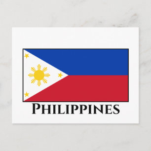 Carte Postale Le drapeau philippin