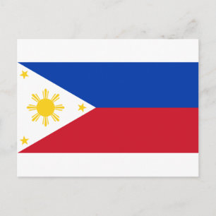 Carte Postale Le drapeau philippin
