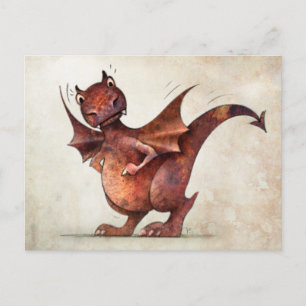 Carte Postale Le drôle petit dragon de l'enfant