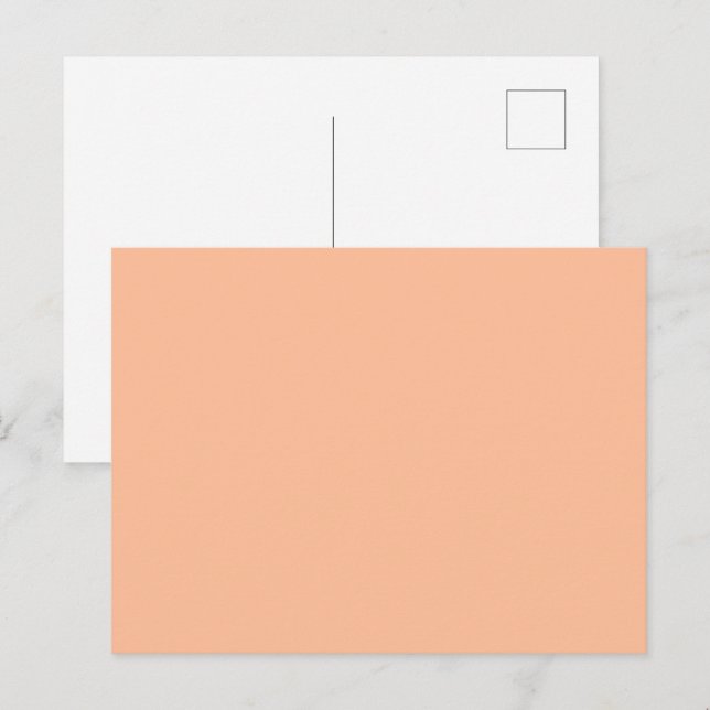 Carte Postale Le duvet de pêche est beau et désirable (Devant / Derrière)