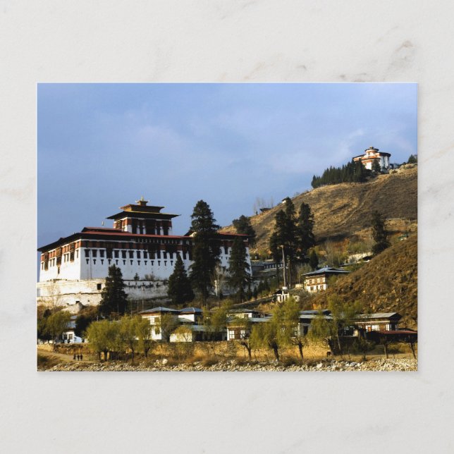 Carte Postale Le Dzong de Paro (Devant)
