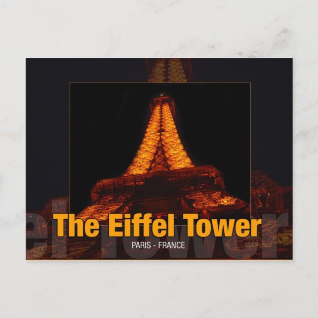 Carte Postale Le-Eiffel-Tour (Devant)
