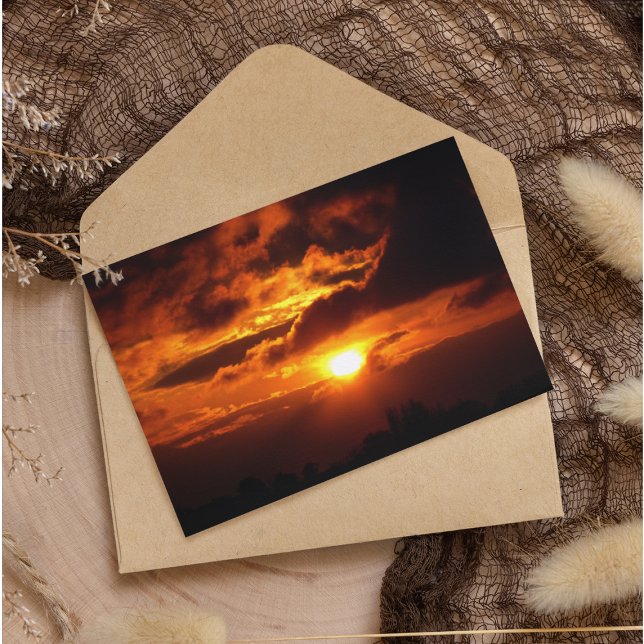 Carte Postale Le feu dans le ciel (Créateur téléchargé)