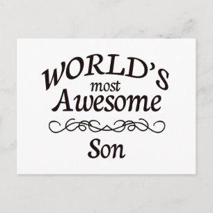 Carte Postale Le fils le plus génial du monde